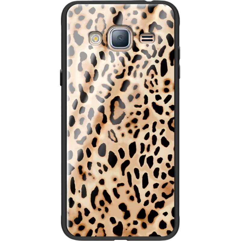 Защитный чехол BoxFace Glossy Panel Samsung Galaxy J3 2016 Leopard Print