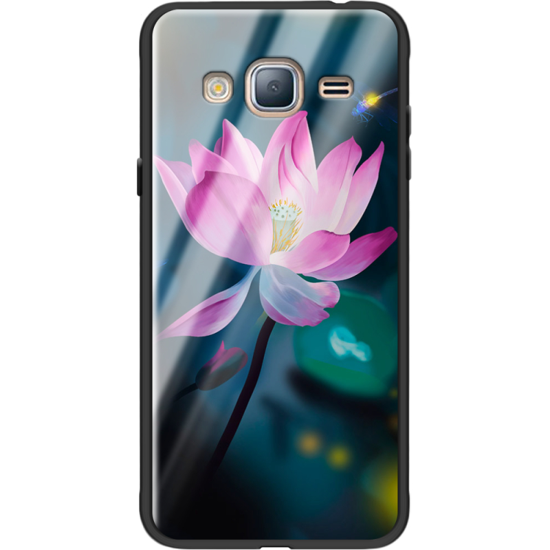 Защитный чехол BoxFace Glossy Panel Samsung Galaxy J3 2016 Lotus
