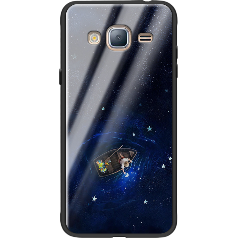 Защитный чехол BoxFace Glossy Panel Samsung Galaxy J3 2016 Stars Collector