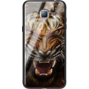 Защитный чехол BoxFace Glossy Panel Samsung Galaxy J3 2016 Tiger