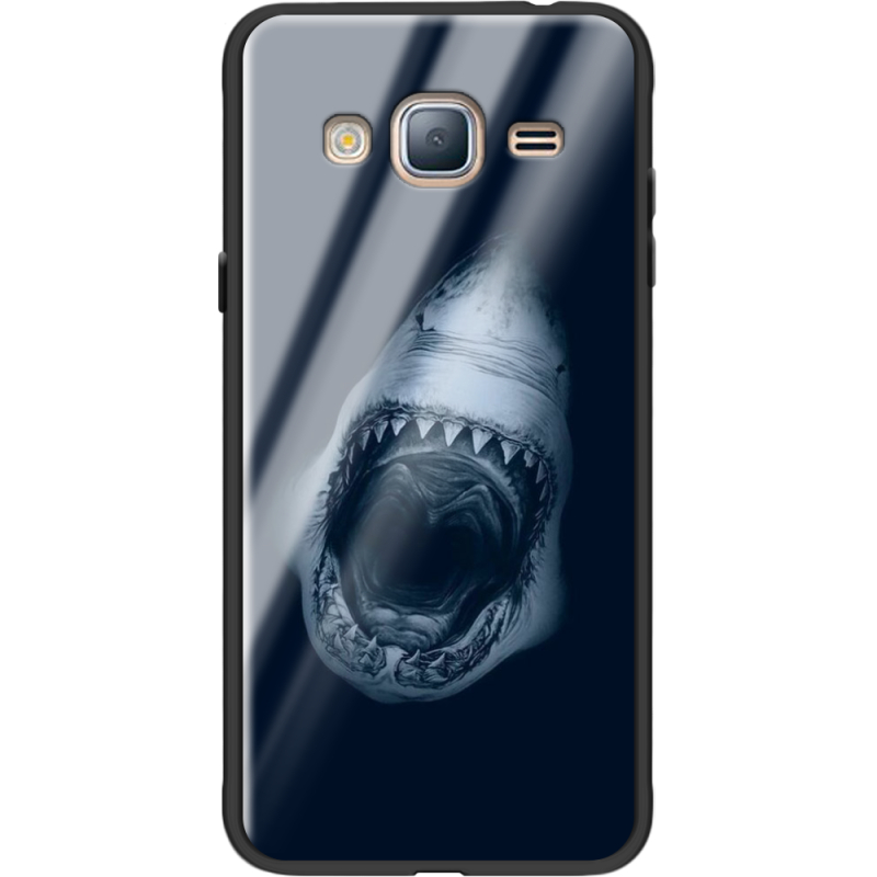 Защитный чехол BoxFace Glossy Panel Samsung Galaxy J3 2016 Shark