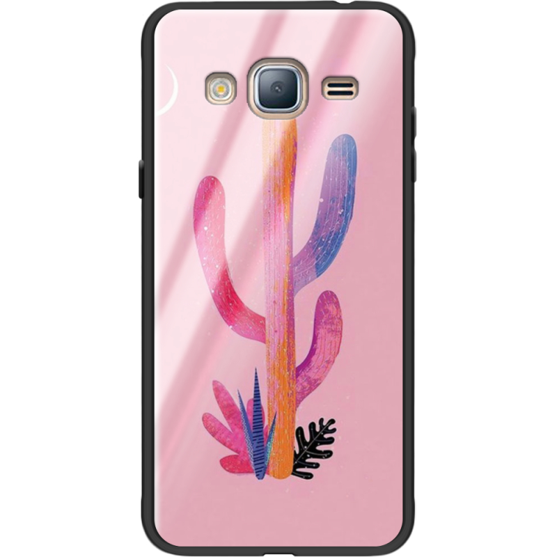 Защитный чехол BoxFace Glossy Panel Samsung Galaxy J3 2016 Pink Desert