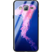 Защитный чехол BoxFace Glossy Panel Samsung Galaxy J3 2016 Jellyfish