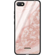 Защитный чехол BoxFace Glossy Panel Xiaomi Redmi 6A Pink Marble