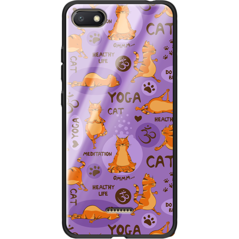 Защитный чехол BoxFace Glossy Panel Xiaomi Redmi 6A Yoga Cat