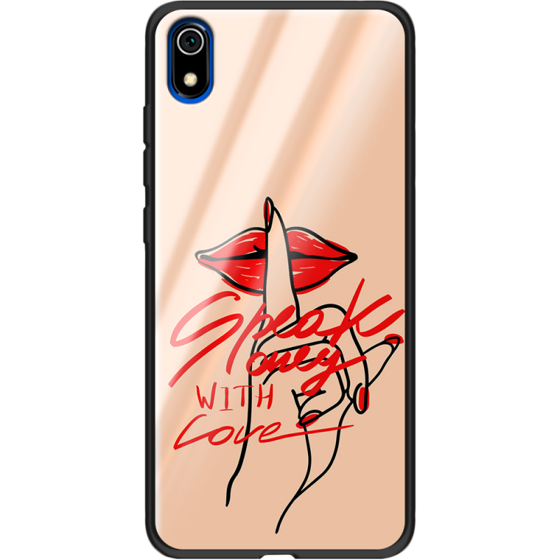 Защитный чехол BoxFace Glossy Panel Xiaomi Redmi 7A Speak Only Whith Love