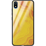 Защитный чехол BoxFace Glossy Panel Xiaomi Redmi 7A Yellow Marble