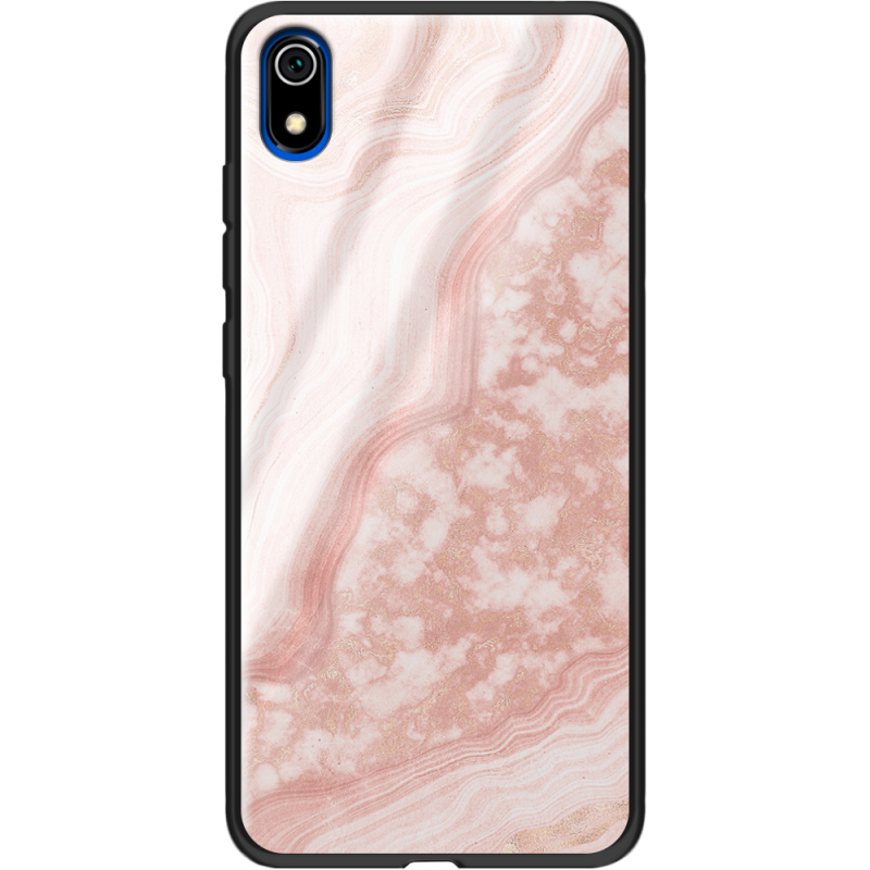 Защитный чехол BoxFace Glossy Panel Xiaomi Redmi 7A Pink Marble