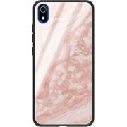 Защитный чехол BoxFace Glossy Panel Xiaomi Redmi 7A Pink Marble