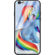 Защитный чехол BoxFace Glossy Panel Apple iPhone 6 / 6s My Little Pony Rainbow Dash