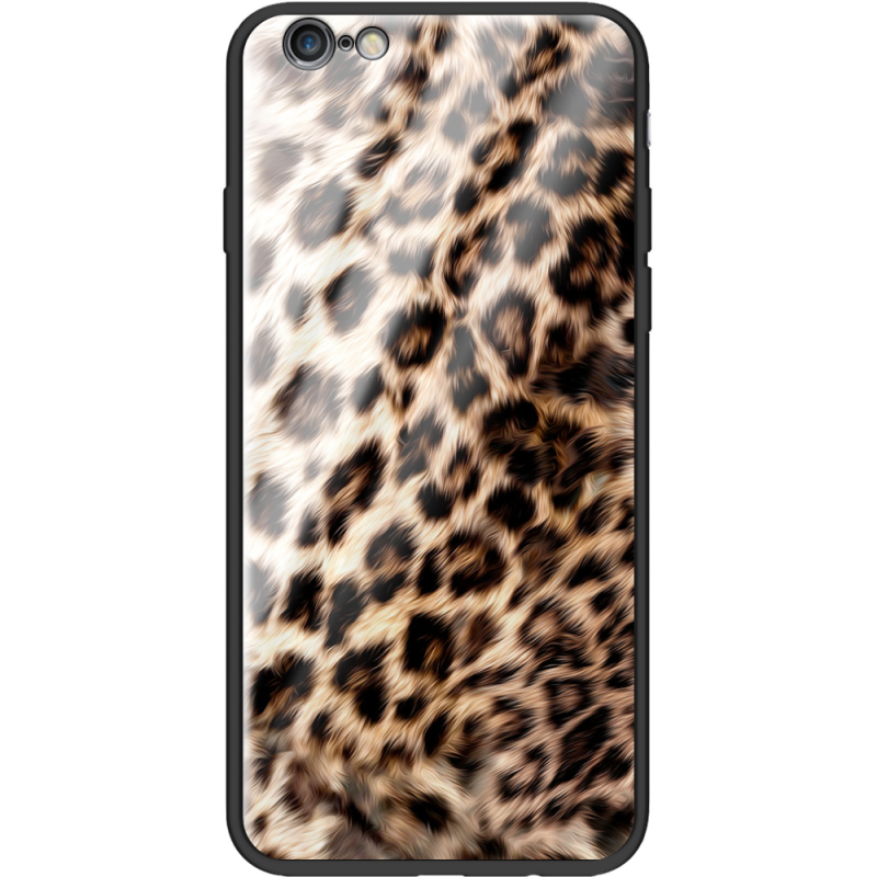 Защитный чехол BoxFace Glossy Panel Apple iPhone 6 / 6s Leopard Fur