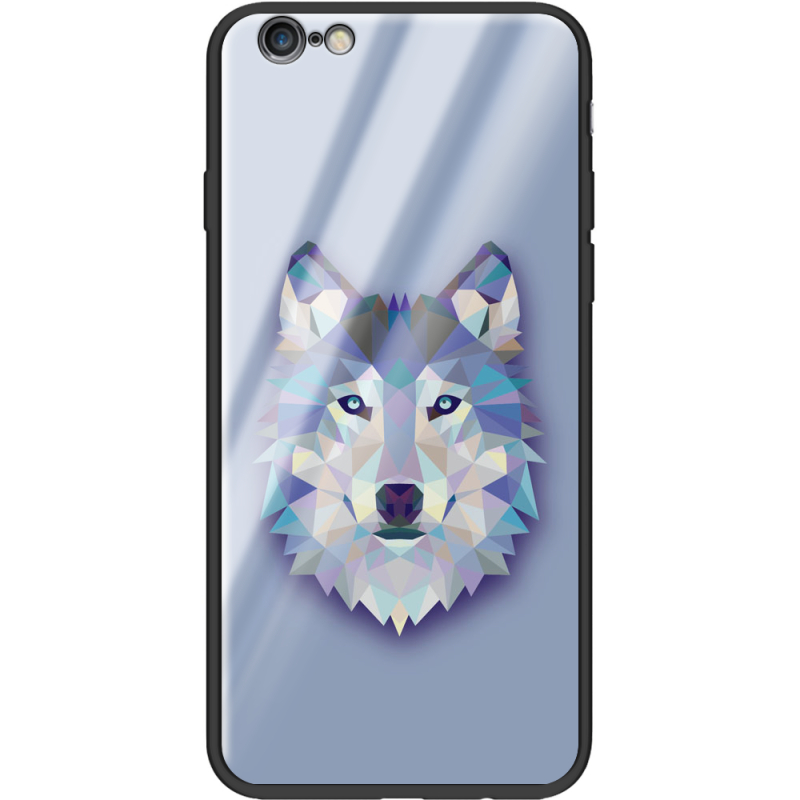 Защитный чехол BoxFace Glossy Panel Apple iPhone 6 / 6s Wolfie