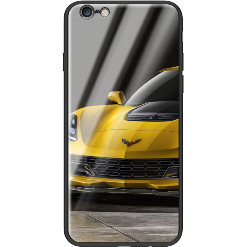 Защитный чехол BoxFace Glossy Panel Apple iPhone 6 / 6s Corvette Z06