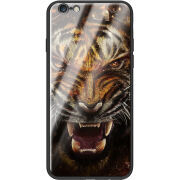 Защитный чехол BoxFace Glossy Panel Apple iPhone 6 / 6s Tiger