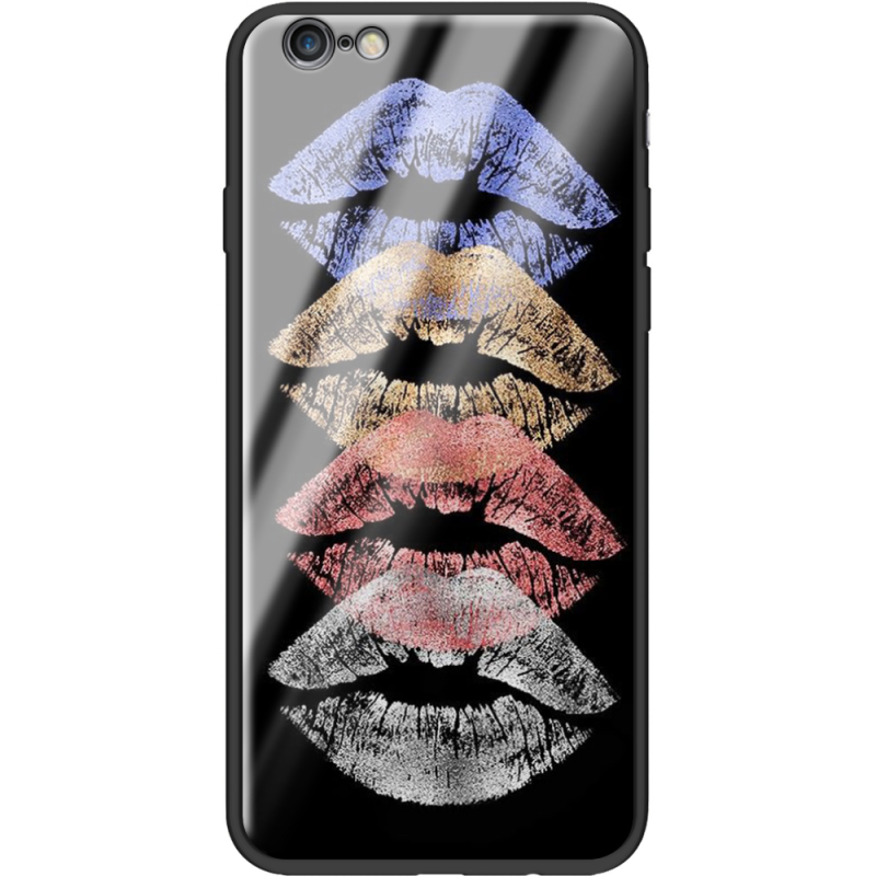 Защитный чехол BoxFace Glossy Panel Apple iPhone 6 / 6s Lips