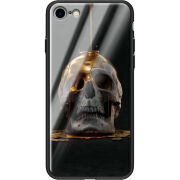 Защитный чехол BoxFace Glossy Panel Apple iPhone 7 / 8 Gold Skull