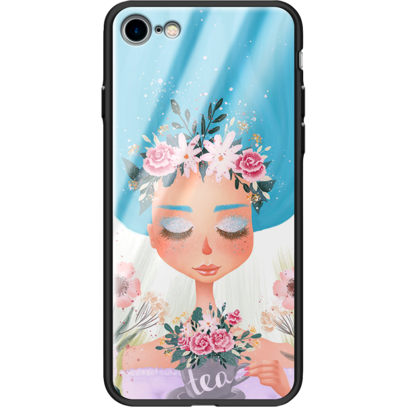 Защитный чехол BoxFace Glossy Panel Apple iPhone 7 / 8 Tea Girl