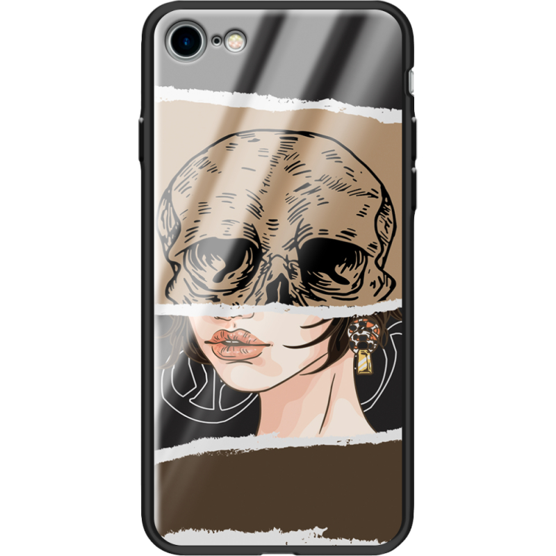 Защитный чехол BoxFace Glossy Panel Apple iPhone 7 / 8 Skull-Girl
