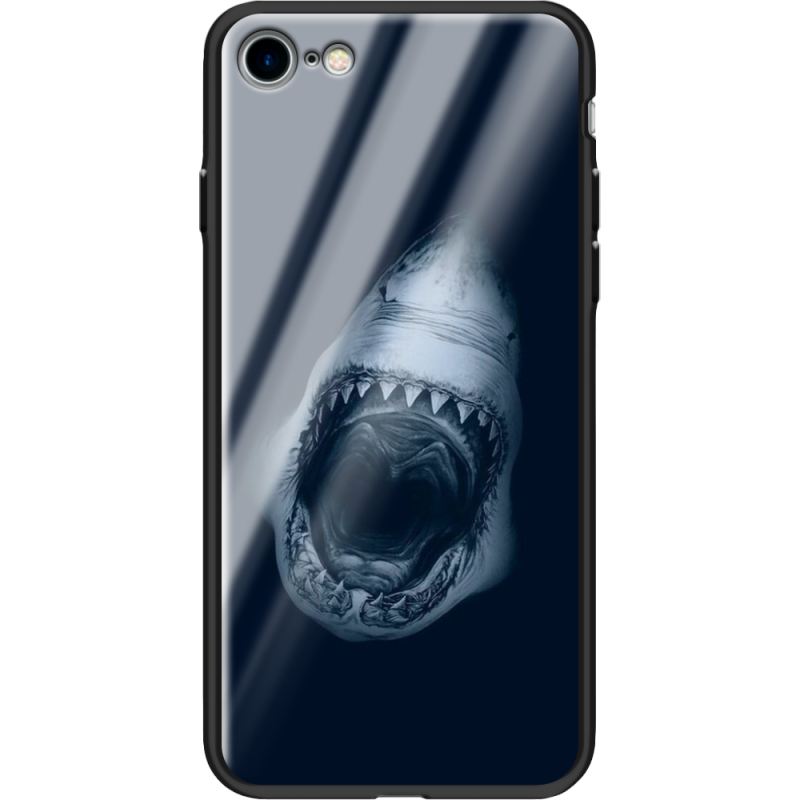 Защитный чехол BoxFace Glossy Panel Apple iPhone 7 / 8 Shark