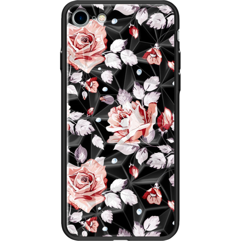Чехол Prizma Uprint Apple iPhone 7 /8 Roses on Black