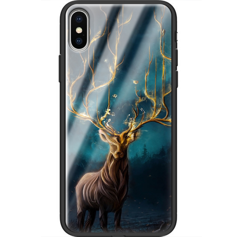 Защитный чехол BoxFace Glossy Panel Apple iPhone X Fairy Deer