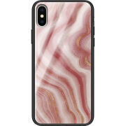 Защитный чехол BoxFace Glossy Panel Apple iPhone X Print Marble