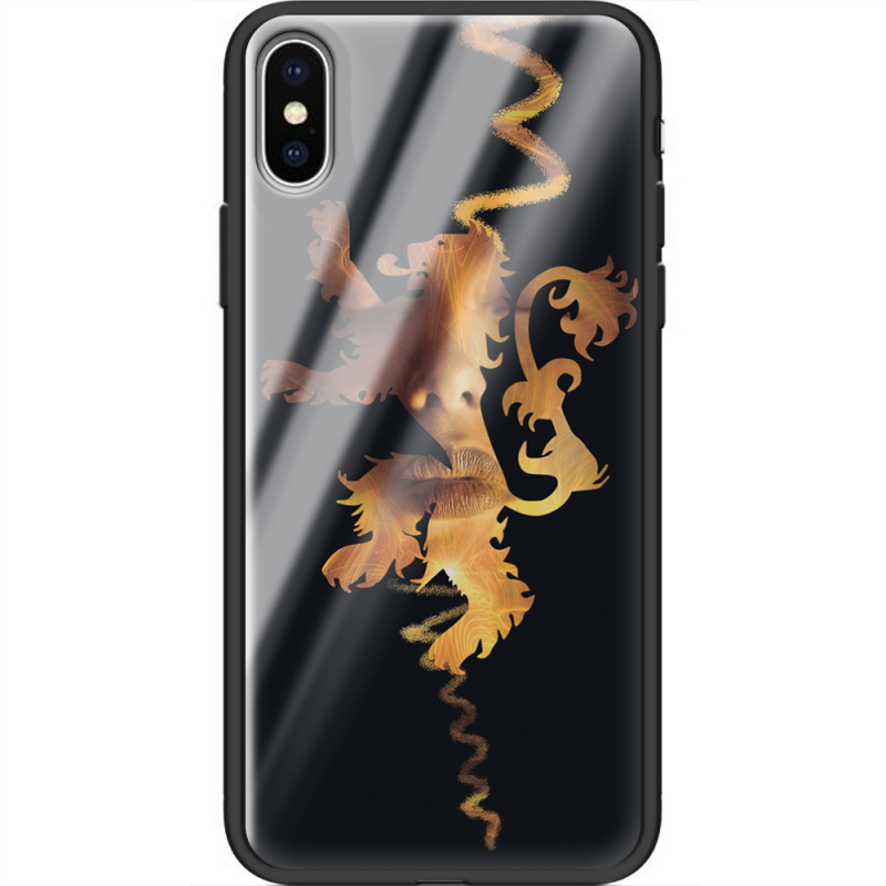 Защитный чехол BoxFace Glossy Panel Apple iPhone X Gold Thrones