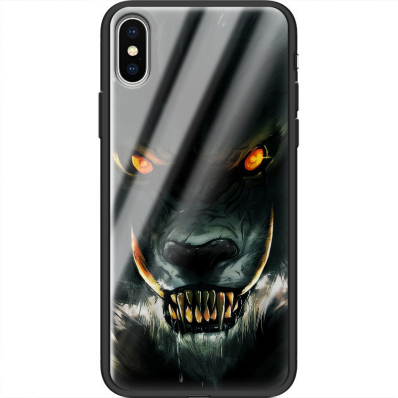 Защитный чехол BoxFace Glossy Panel Apple iPhone X Werewolf