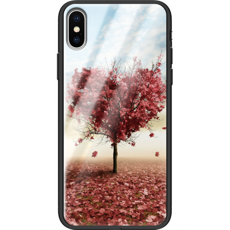 Защитный чехол BoxFace Glossy Panel Apple iPhone X Tree of Love