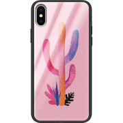 Защитный чехол BoxFace Glossy Panel Apple iPhone X Pink Desert