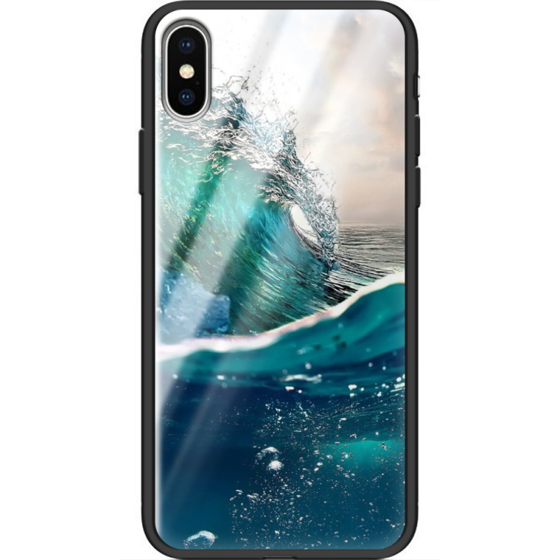 Защитный чехол BoxFace Glossy Panel Apple iPhone X Waterwave