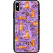 Чехол Prizma Uprint Apple iPhone X Yoga Cat