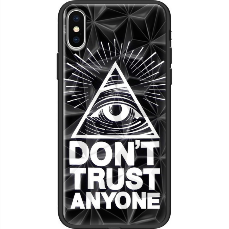 Чехол Prizma Uprint Apple iPhone X Dont Trust Anyone