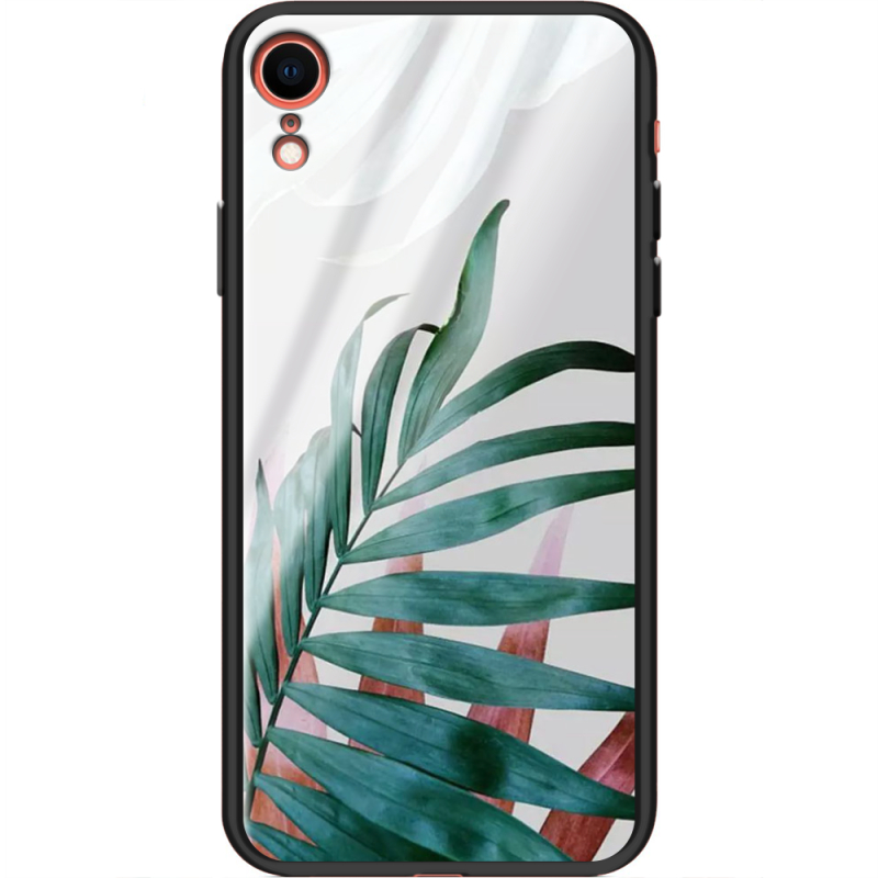 Защитный чехол BoxFace Glossy Panel Apple iPhone XR Leaf