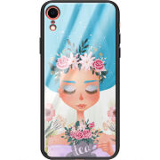 Защитный чехол BoxFace Glossy Panel Apple iPhone XR Tea Girl