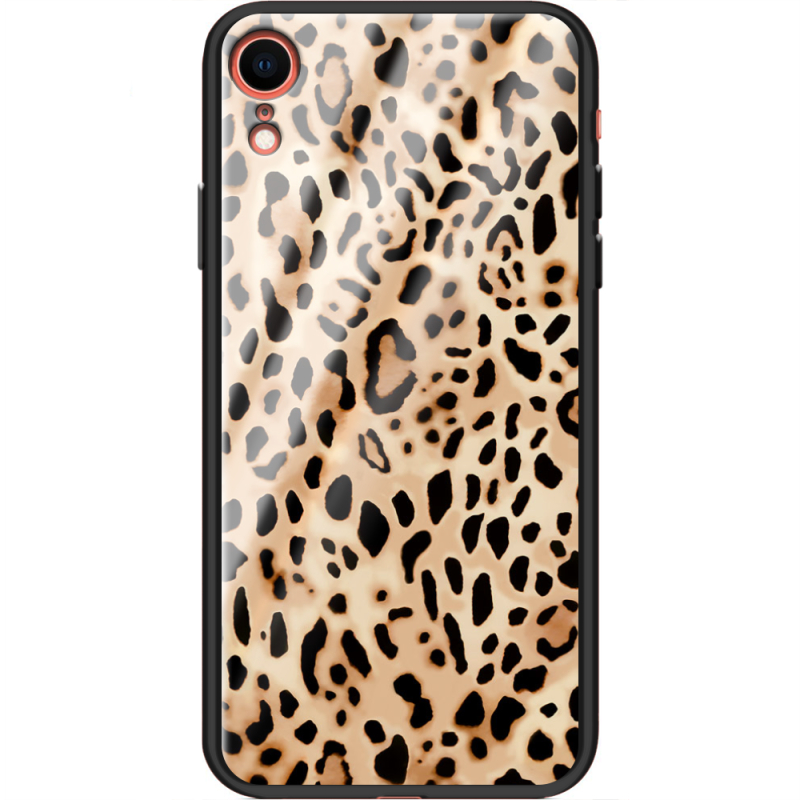 Защитный чехол BoxFace Glossy Panel Apple iPhone XR Leopard Print