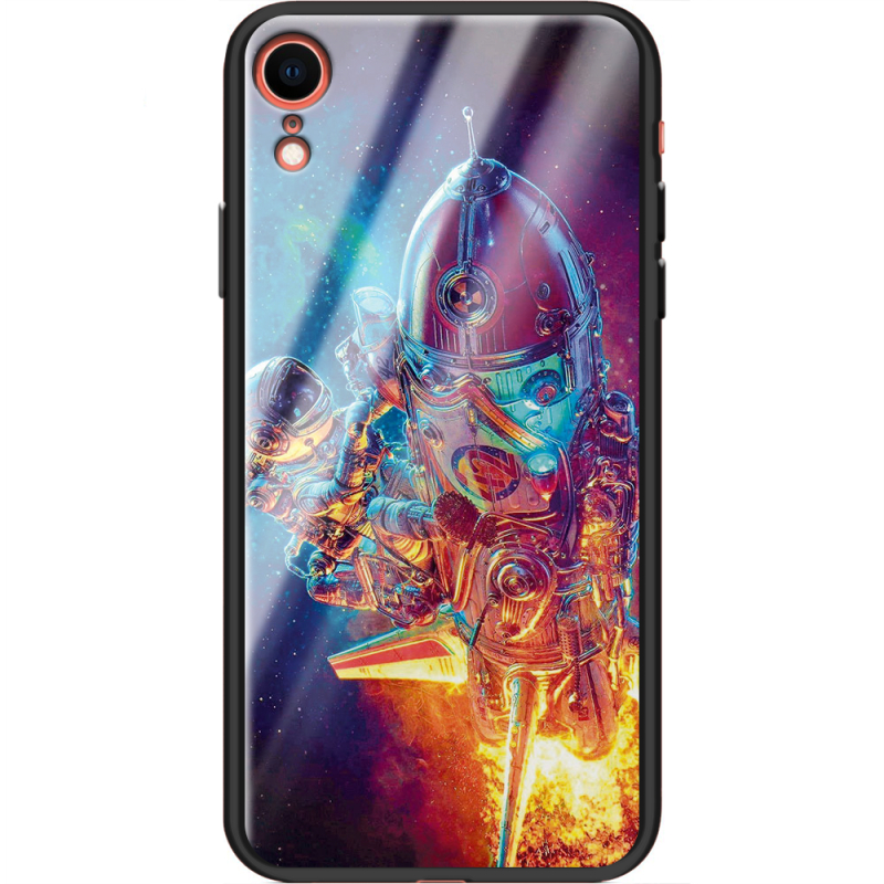 Защитный чехол BoxFace Glossy Panel Apple iPhone XR Astronaut in Space