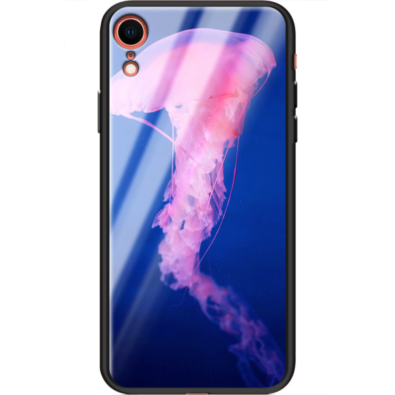 Защитный чехол BoxFace Glossy Panel Apple iPhone XR Jellyfish