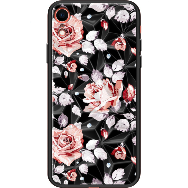 Чехол Prizma Uprint Apple iPhone XR Roses on Black