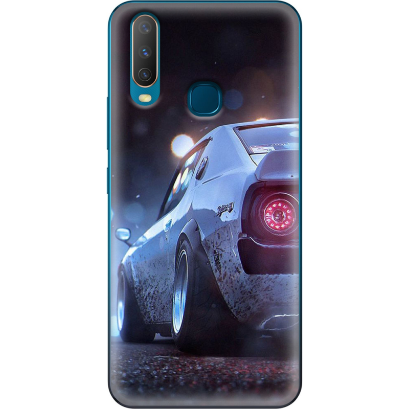 Чехол Uprint Vivo Y17 Silver Car