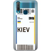 Прозрачный чехол Uprint Vivo Y17 Ticket Kiev