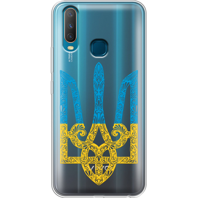 Прозрачный чехол Uprint Vivo Y17 Gold Trident