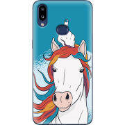 Чехол Uprint Samsung A107 Galaxy A10s Fuck Unicorn