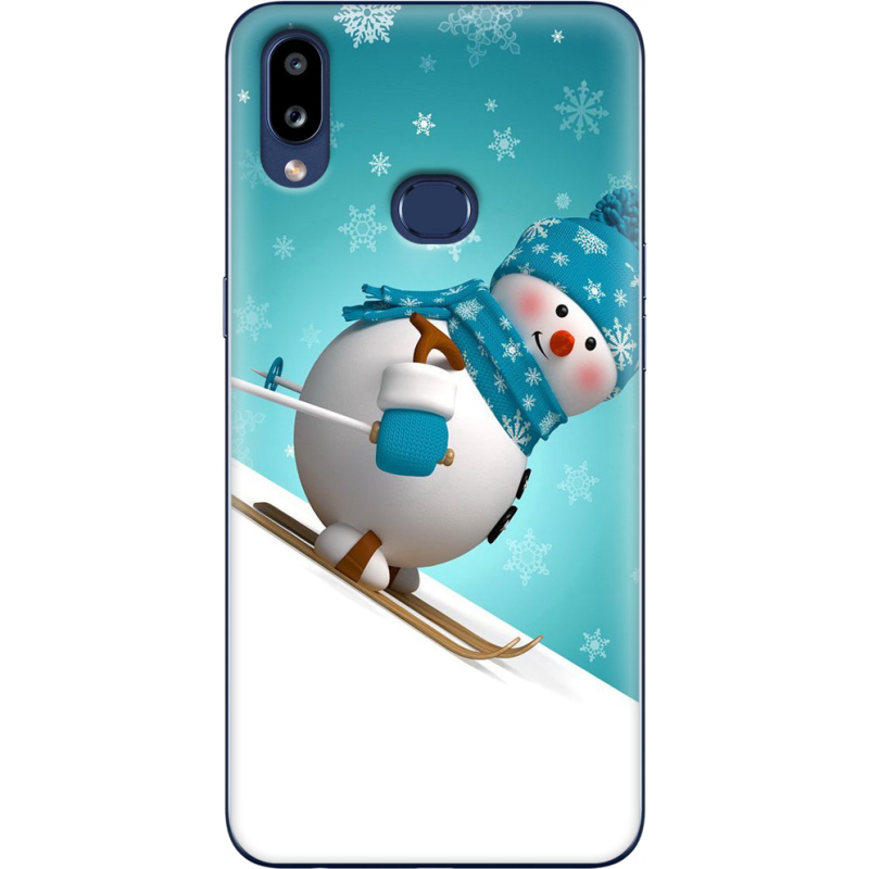 Чехол Uprint Samsung A107 Galaxy A10s Skier Snowman