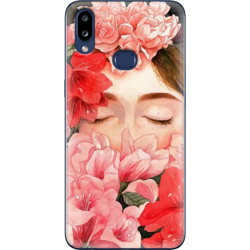 Чехол Uprint Samsung A107 Galaxy A10s Girl in Flowers