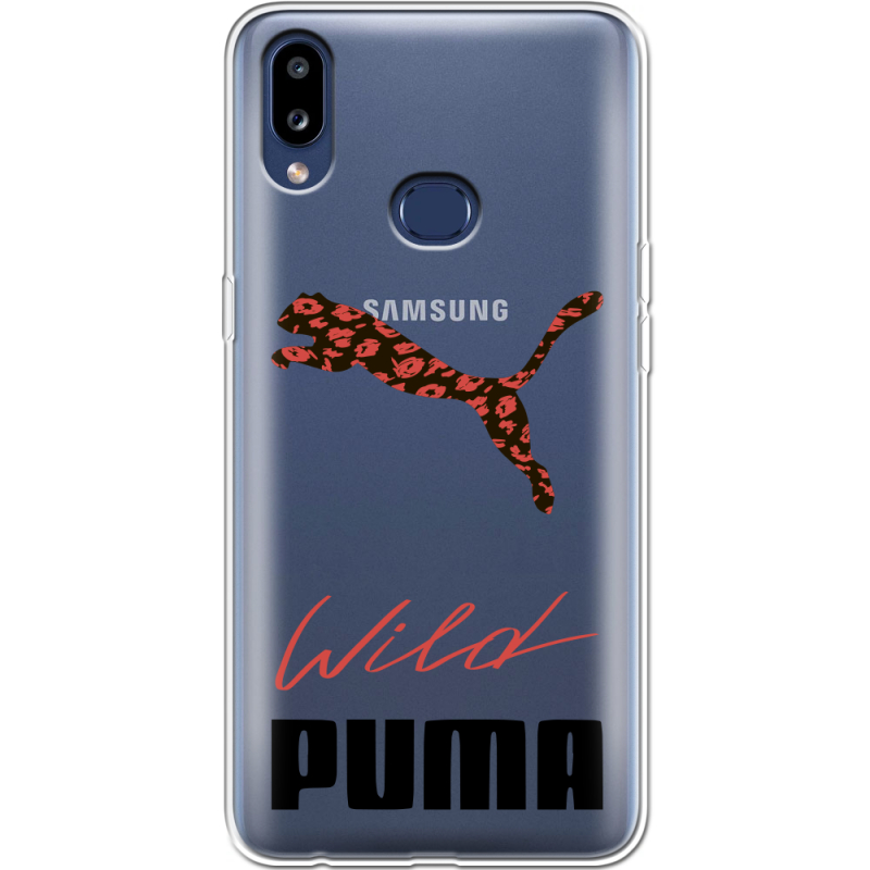 Прозрачный чехол Uprint Samsung A107 Galaxy A10s Wild Cat