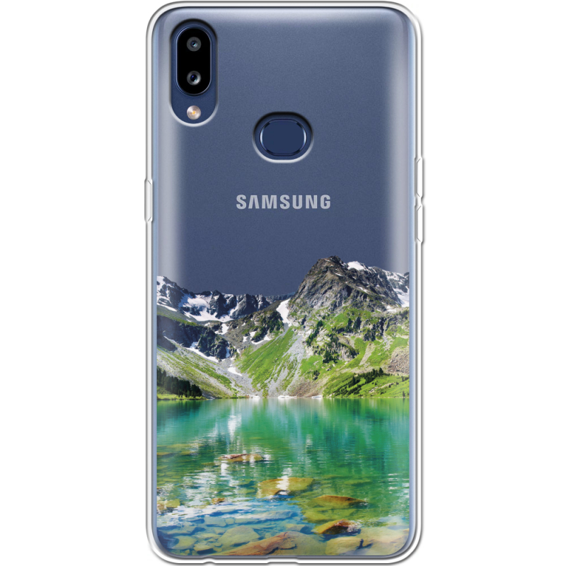 Прозрачный чехол Uprint Samsung A107 Galaxy A10s Green Mountain