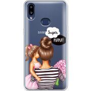 Прозрачный чехол Uprint Samsung A107 Galaxy A10s Super Mama and Daughter