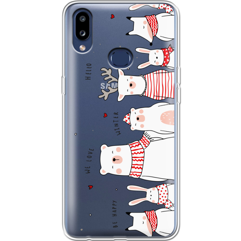 Прозрачный чехол Uprint Samsung A107 Galaxy A10s The Friendly Beasts