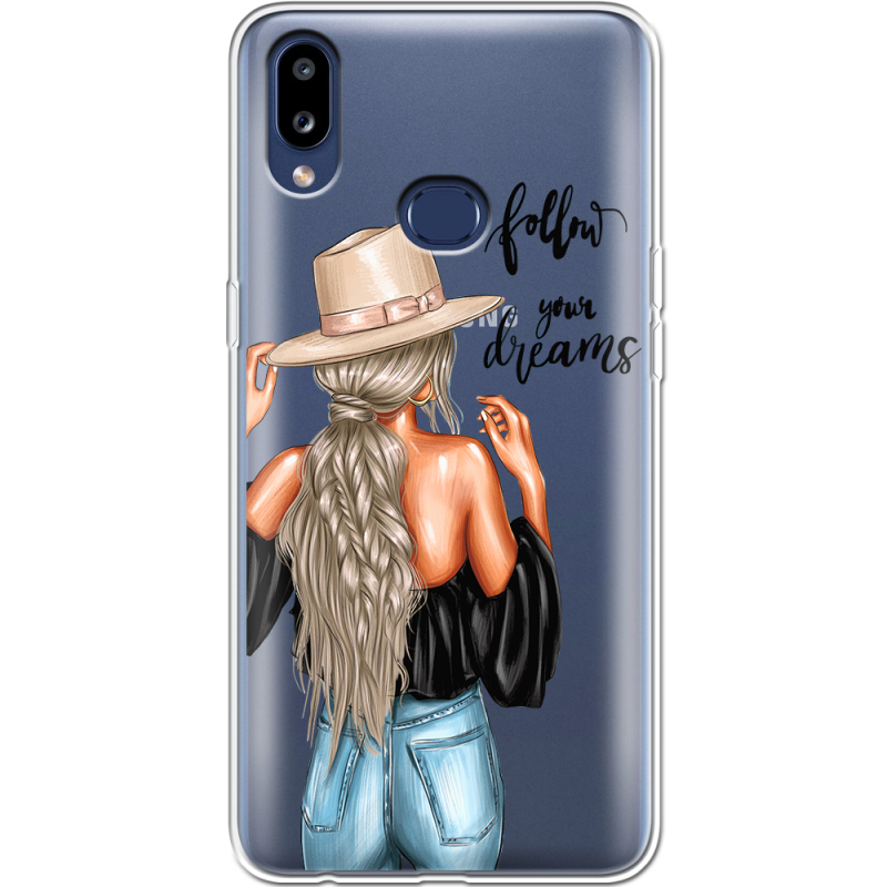 Прозрачный чехол Uprint Samsung A107 Galaxy A10s Follow Your Dreams